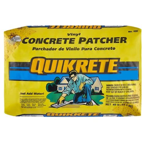 quikrete  lb vinyl concrete patch repair   home depot