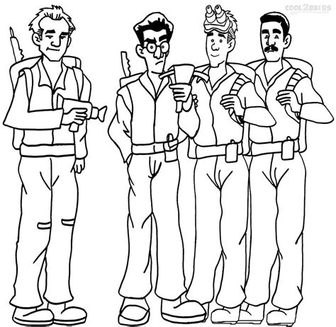 printable ghostbusters coloring pages  kids coolbkids