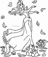 Disney Coloring Princess Sleeping Beauty Pages Wecoloringpage sketch template