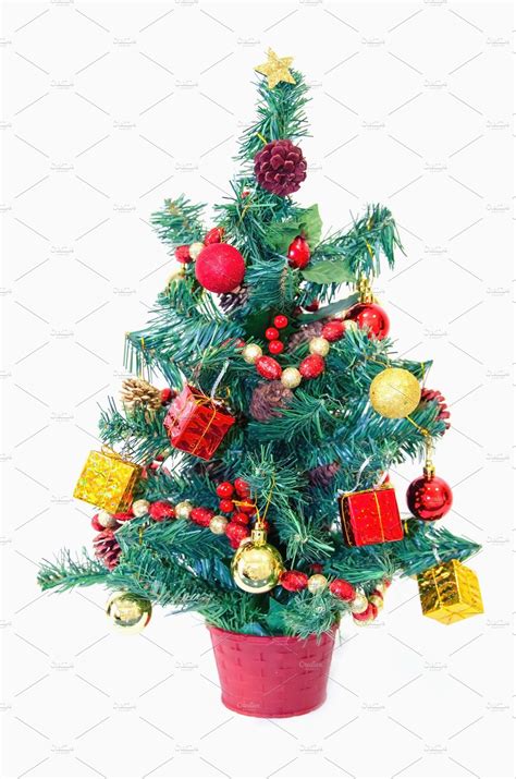 xmas tree isolated high quality holiday stock  creative market