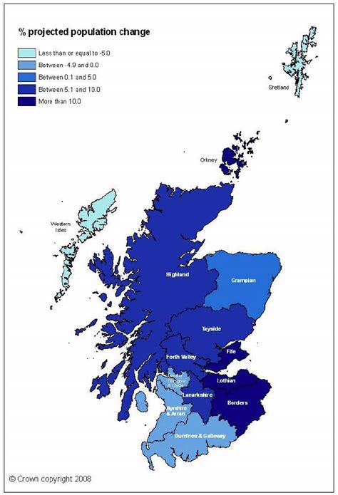 population projections scotland 2006 based population projections by