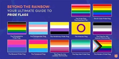 A Infographic Of To A Guide To Pride Flags