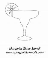 Margarita Glass Stencil Glasses Pages Crafts Fence Metal Stencils Choose Board Requests 2007 September sketch template