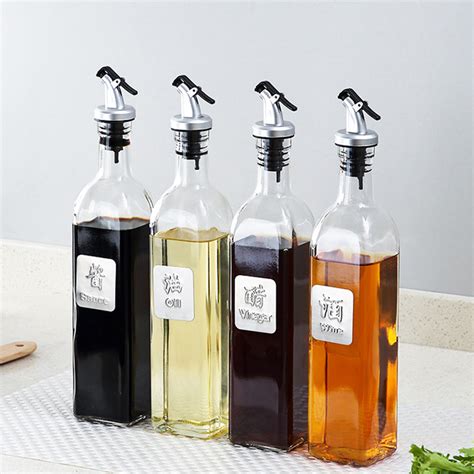 Cheap Price 250ml 500ml Food Grade Cooking Olive Oil Clear Glass