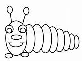 Coloring Pages Worm Kids Educational Illustration Education sketch template