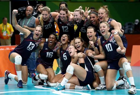 Rio Olympics Usa Vs Netherlands Women S Volleyball Newsday
