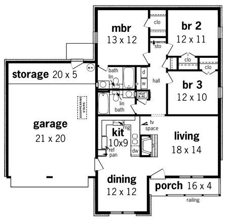 sq ft house plans  floor plan image  hampton  house plan home layouts