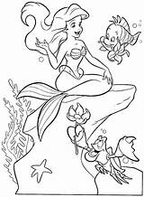 Mermaid Coloring Little Pages Drawing Ariel Print Just Baby Kids Color H2o Water Add Rock Printable Married Car Getcolorings Olds sketch template