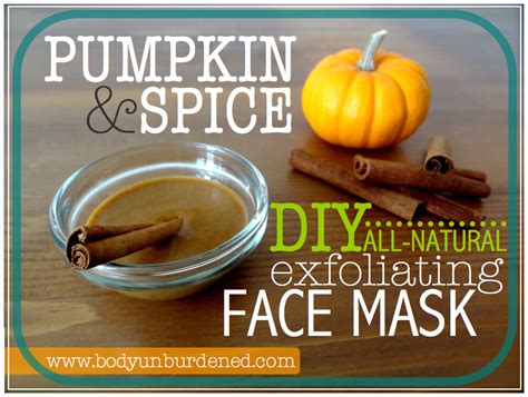 Diy All Natural Pumpkin And Spice Exfoliating Face Mask Exfoliating