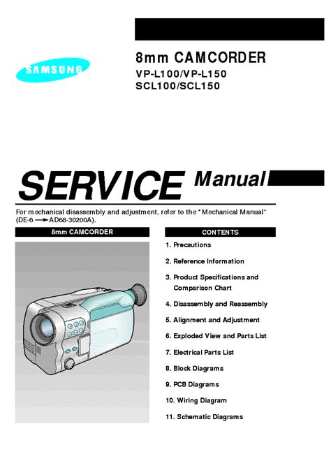 samsung vp  sm service manual  schematics eeprom repair info  electronics experts