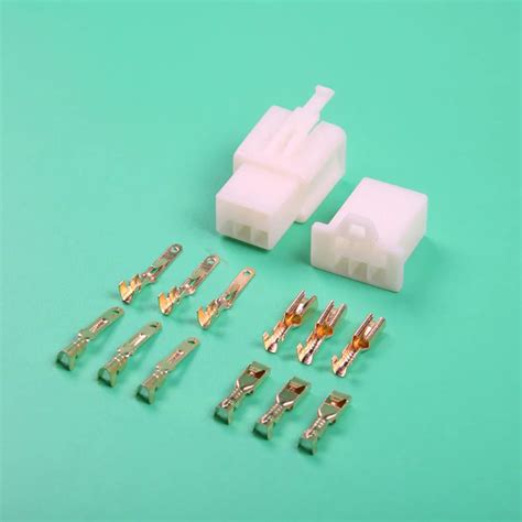 sets mm  waypin automotive wire connector male female electrical terminals cable plug