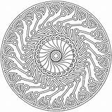 Coloring Mandalas Pages Printable Hard Adults Difficult Popular sketch template