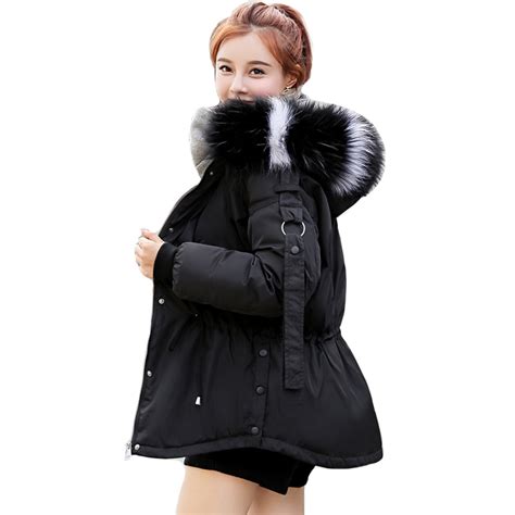 korean style 2019 fashion winter jacket women with thicken