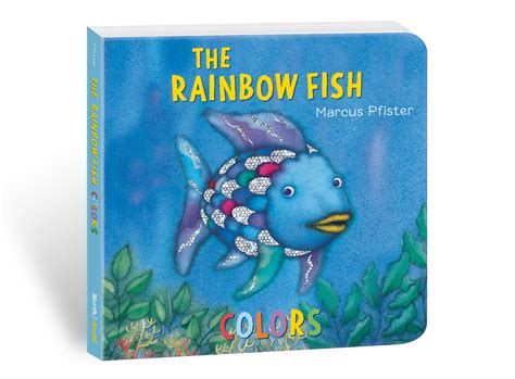rainbow fish book coloring page  svg images file