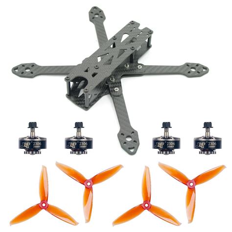jmt mm diy fpv racing drone accessories mm frame kit  cw ccw propellers  kv