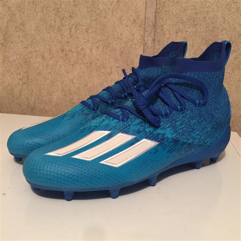 mens adidas adizero primeknit football cleats blue sz  sidelineswap