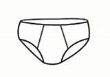 Coloring Underpants sketch template