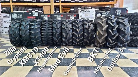 The Best Mud Tires For Atvs And Sxs 2021 Comparison Weight And Design Itp