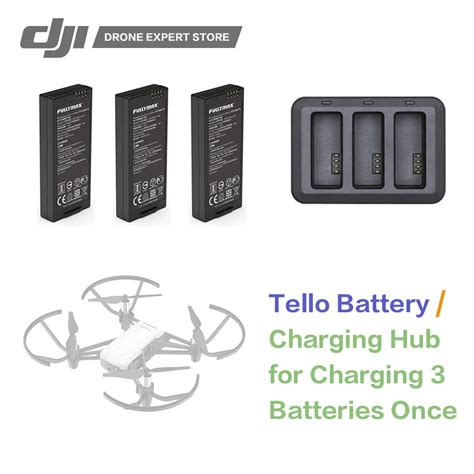 cheap price dji ryze tello flight batteries tello battery charging hub original rc drone