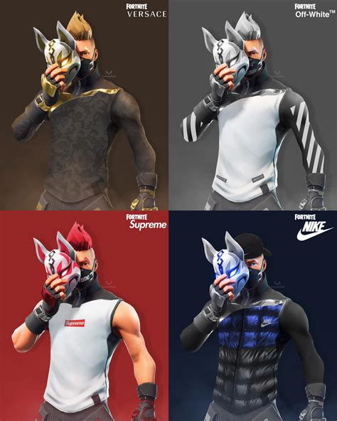 fortnite hypebeast customisable skins concept ig mizuriofficial