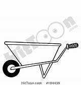 Clipart Barrow Outline Coloring Advertisement sketch template