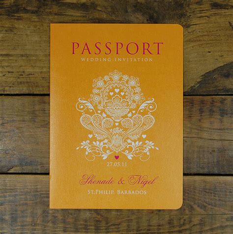 Passport To Love Booklet Travel Wedding Invitation By Ditsy Chic