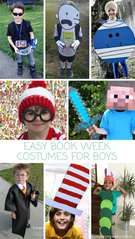easy book week costumes  boys  calm  organised childrens