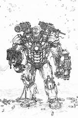 War Machine Coloring Pages Marvel Boys Cool sketch template