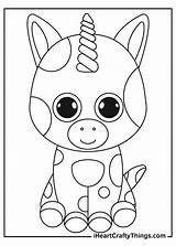 Beanie Boos Sparkly Iheartcraftythings Glitters Paints sketch template
