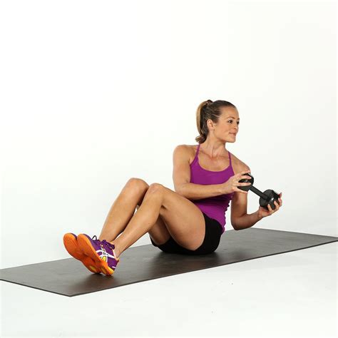 seated russian twist tone your abs without crunches popsugar