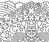 Lucky Charms Coloring Pages Shamrock Printable Getcolorings Adults Getdrawings Party Patrick St Drawing Print sketch template