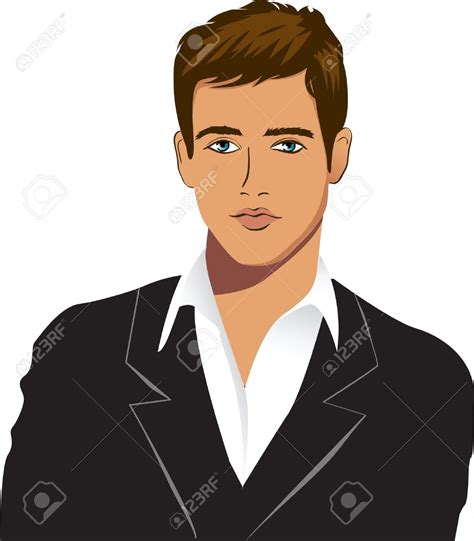 handsome male clipart   cliparts  images  clipground