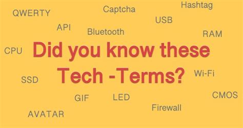 meaning   tech terms