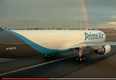 tailer amazons prime air cargo planes  fuelled  ready  support prime day