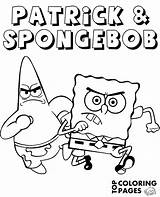 Spongebob Patrick Coloring Pages Print Sponge Bob sketch template