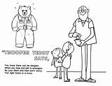Danger Coloring Pages Stranger Strangers Safety Keep Candy Accept Never Sheets School Idaho Road Getdrawings 4kb 1650 1275px sketch template