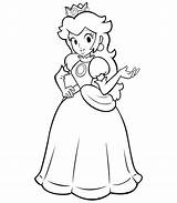 Peach Mario Princess Coloring Pages Baby Kart Printable Pitch Kids Colouring Princes Drawing Print Super Giant Color James Getcolorings Perfect sketch template