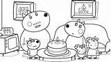Peppa Coloring Malvorlage Characters sketch template