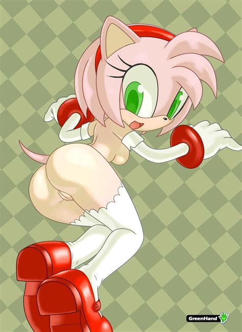 Rule 34 Amy Rose Anthro Ass Exposed Torso Female Female Only Footwear