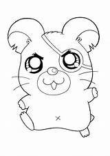 Coloring Pages Hamster Cute Hamtaro Printable Hamsters Kids Sheets Color Cartoons Quality Cartoon High Animal Handy Manny Mater Cars Girls sketch template