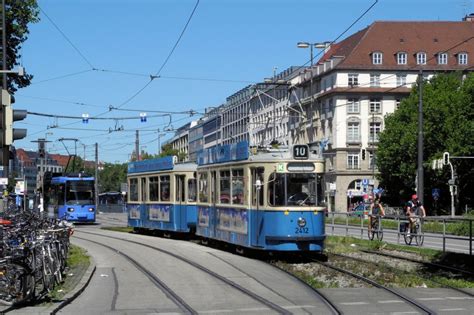 muenchen tram wagen     sendlinger tor bahnbilderde