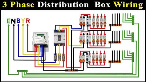 complete  phase house wiring  phase distribution db box wiring diagr house wiring