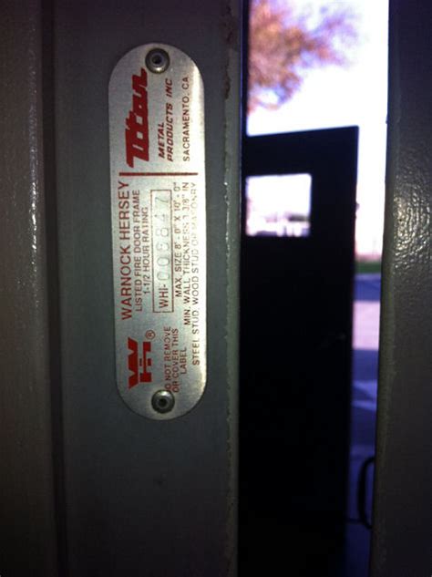 labels  fire rated frames  dig hardware answers   door hardware  code