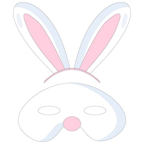 images  printable easter bunny coloured mask easter bunny