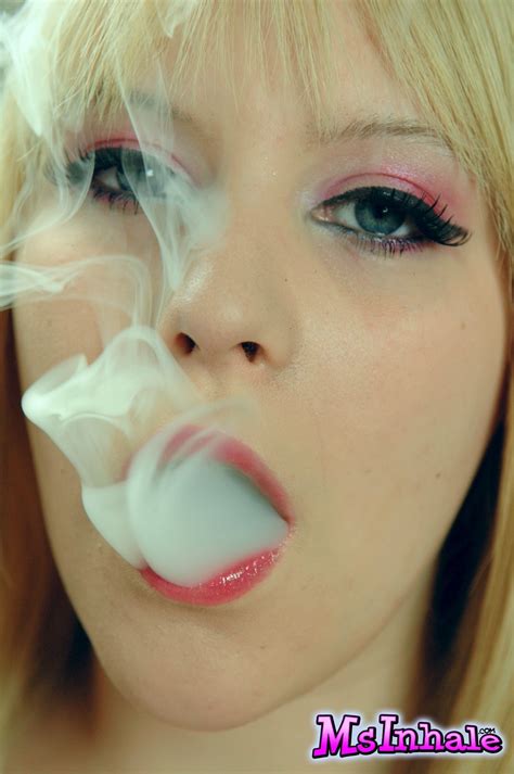 cute blonde slut msinhale loves smoking cigarettes while you wat pichunter