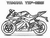 Coloring Yamaha Yzf Motorcycle Pages Printable R125 Motor Motorcycles Sheet Pri Besuchen Information Print Choose Board sketch template