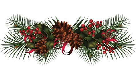 christmas garland png  christmas decorations cliparts