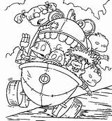 Rugrats Nickelodeon Nick Sheets Ausmalbilder 90er Coloringhome Getcolorings Catdog Malvorlagen Ausmalbild Decoromah Character Reyna Rat sketch template