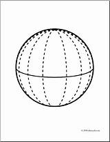 Sphere Coloring Shape Colouring Printable Shapes Pages Template Geometric Worksheet Printablecolouringpages Kindergarten Templates Worksheeto sketch template