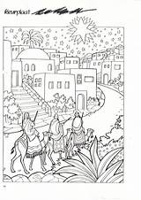 Wise Coloring Men Three Pages Nativity Jesus Printable Colouring Sheets Christmas Adult Adults Choose Board Book sketch template